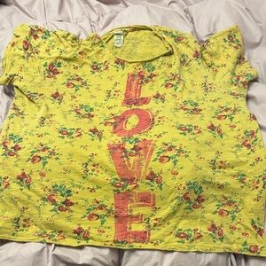 Magnolia Pearl Yellow Floral Love Tee